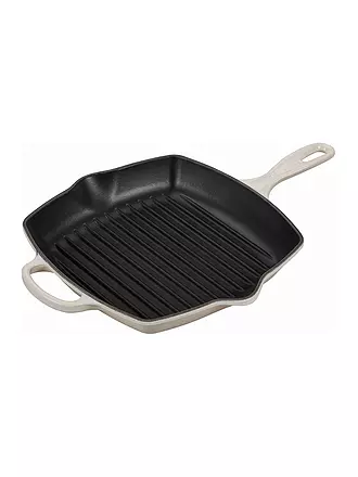 LE CREUSET | Grillpfanne quadratisch 26x26cm Signature Meringue | 
